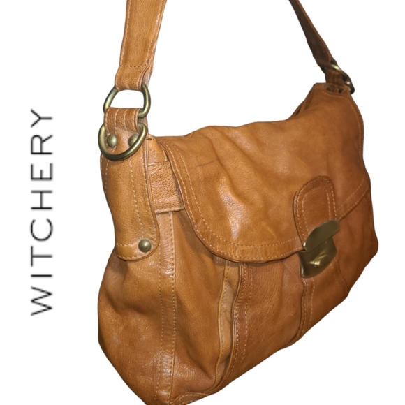 Leather Australian WITCHERY Shoulder Satchel Bag - Picture 2 of 13
